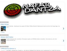 Tablet Screenshot of nafardantza.blogspot.com
