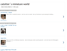 Tablet Screenshot of catsittersminiworld.blogspot.com