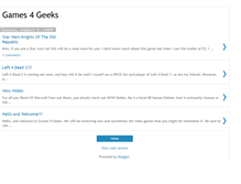 Tablet Screenshot of games4geeks.blogspot.com