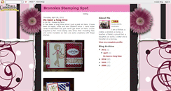 Desktop Screenshot of bronwynsstampingspot.blogspot.com