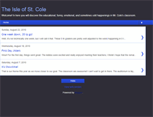 Tablet Screenshot of mrcolesclassroom.blogspot.com