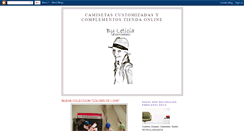 Desktop Screenshot of byleticiacustomized.blogspot.com