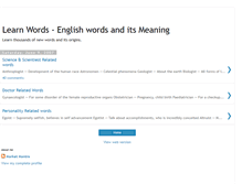 Tablet Screenshot of learn-words.blogspot.com