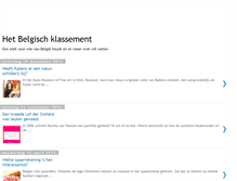 Tablet Screenshot of hetbelgischklassement.blogspot.com