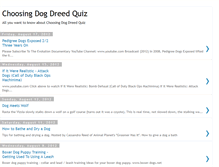 Tablet Screenshot of choosingdogbreedquiz.blogspot.com