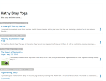 Tablet Screenshot of kathybrayyoga.blogspot.com