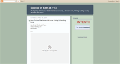 Desktop Screenshot of essence-of-eden.blogspot.com