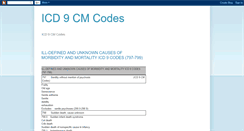 Desktop Screenshot of icd9cm.blogspot.com