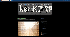 Desktop Screenshot of kreukrio.blogspot.com