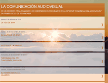 Tablet Screenshot of comunicaudiovisualjosefinagrau.blogspot.com