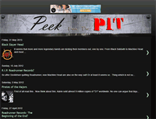 Tablet Screenshot of peekfromthepit.blogspot.com