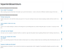 Tablet Screenshot of lepanierdessenteurs.blogspot.com