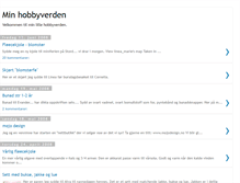 Tablet Screenshot of minhobbyverden.blogspot.com