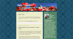 Desktop Screenshot of dailytragedies.blogspot.com