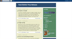 Desktop Screenshot of feeddistiller.blogspot.com