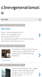Mobile Screenshot of c3newgenerationsolo.blogspot.com
