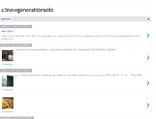 Tablet Screenshot of c3newgenerationsolo.blogspot.com