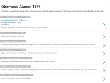 Tablet Screenshot of glenwoodalumni1977.blogspot.com