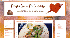 Desktop Screenshot of paprikaprincess.blogspot.com