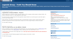 Desktop Screenshot of lagendagroup.blogspot.com