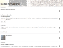 Tablet Screenshot of lealasinstrucciones.blogspot.com