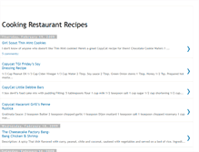 Tablet Screenshot of cooking-restaurant-recipes.blogspot.com