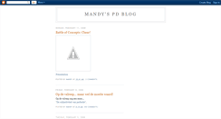 Desktop Screenshot of mandyatpd.blogspot.com