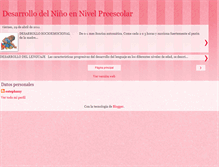 Tablet Screenshot of preescolarinternet.blogspot.com