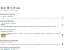 Tablet Screenshot of basicofelectronic.blogspot.com