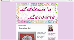 Desktop Screenshot of lilliansleisure.blogspot.com