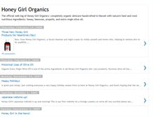 Tablet Screenshot of honeygirlorganics.blogspot.com