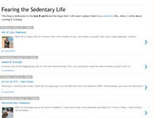 Tablet Screenshot of fearingthesedentarylife.blogspot.com