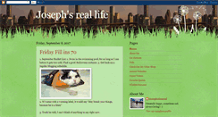 Desktop Screenshot of josephsreallife.blogspot.com