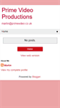 Mobile Screenshot of primevideoproductions.blogspot.com