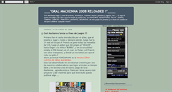 Desktop Screenshot of gralmackena-reloaded.blogspot.com