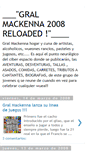 Mobile Screenshot of gralmackena-reloaded.blogspot.com
