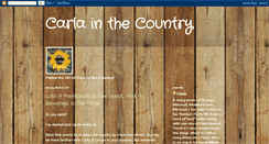 Desktop Screenshot of carlainthecountry.blogspot.com