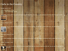 Tablet Screenshot of carlainthecountry.blogspot.com