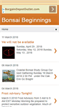 Mobile Screenshot of bonsaibeginnings.blogspot.com