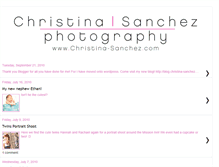 Tablet Screenshot of christinasanchezphotog.blogspot.com