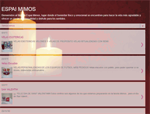 Tablet Screenshot of espai-mimos.blogspot.com