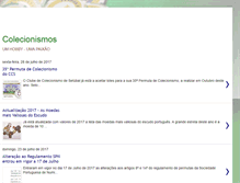 Tablet Screenshot of colecionismos.blogspot.com