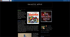 Desktop Screenshot of galacticapple.blogspot.com