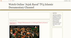 Desktop Screenshot of jejak-rasul.blogspot.com