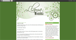 Desktop Screenshot of llamamomma.blogspot.com
