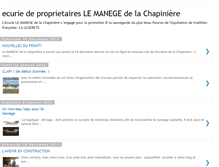 Tablet Screenshot of ecurie-lemanege.blogspot.com