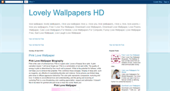 Desktop Screenshot of lovelywallpapershd.blogspot.com