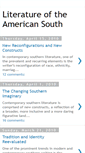 Mobile Screenshot of literatureoftheamericansouth.blogspot.com