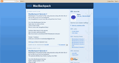 Desktop Screenshot of macbackpack.blogspot.com