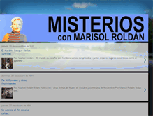 Tablet Screenshot of misteriosconmarisolroldan.blogspot.com